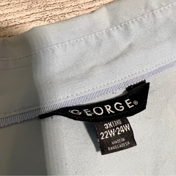 George Button Front Collared Short Sleeve Top - Picture 4 of 14